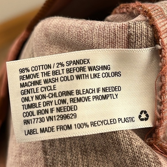 Womens Go-go Mini Skirt Size 6 Corduroy Chestnut Check Belt 70s Wild Fable - Picture 10 of 12